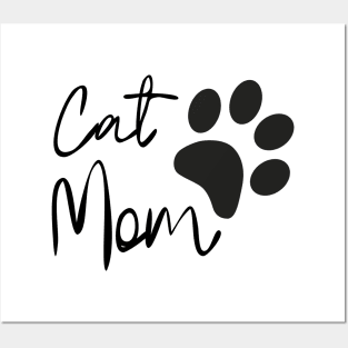 Cat mom Posters and Art